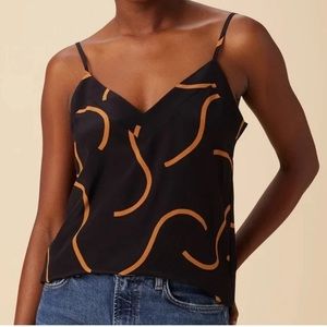 Amour vert silk tank top